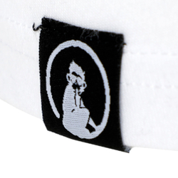 Мужское теннисное поло Quiet Please Overruled Monkey T-Shirt Men - White, Multicoloured