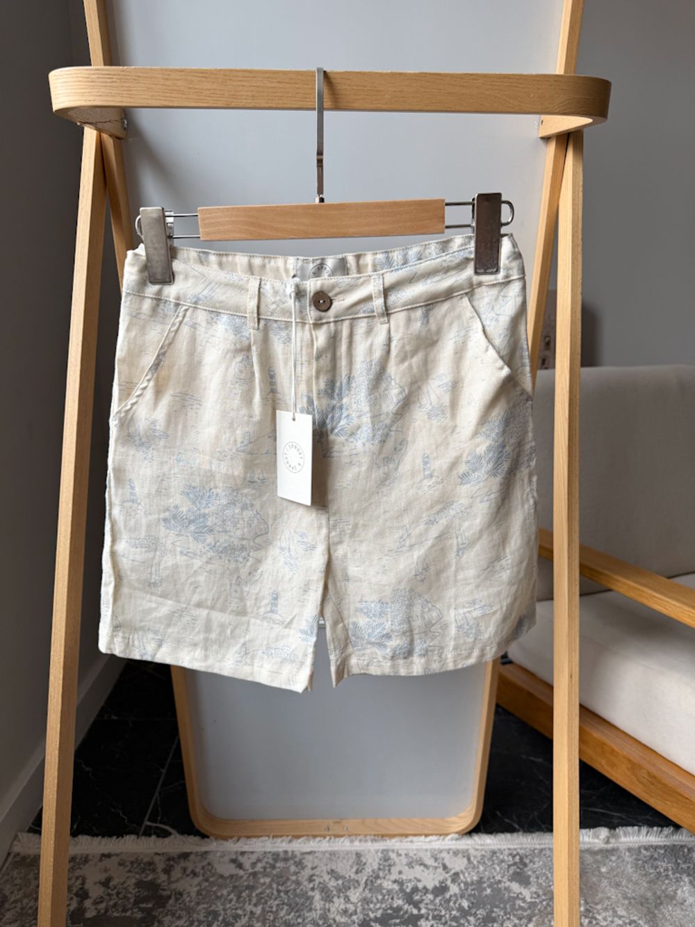 Новые льняные шорты Sproet & Sprout, 152