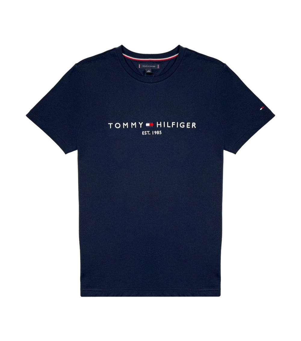 Футболка Tommy Hilfiger Organic Cotton Tommy Logo Sky Captain