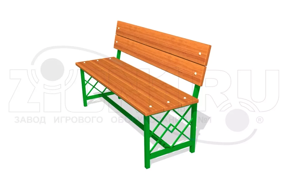 Скамейка парковая ДП3