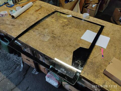 Стекло лобовое верхнее DOOSAN SOLAR