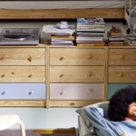 Dipriz Комод Раст 3 ящика из сосны, с органайзерами для вещей и игрушек, 62х30х68, эвкалипт