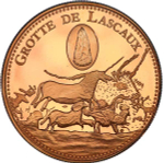 France, Grotte de Lascaux Commemorative Medal, Date Unknown
