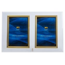 GT 224/-G вертикальная прямая двойная , золото 10х15 | GT