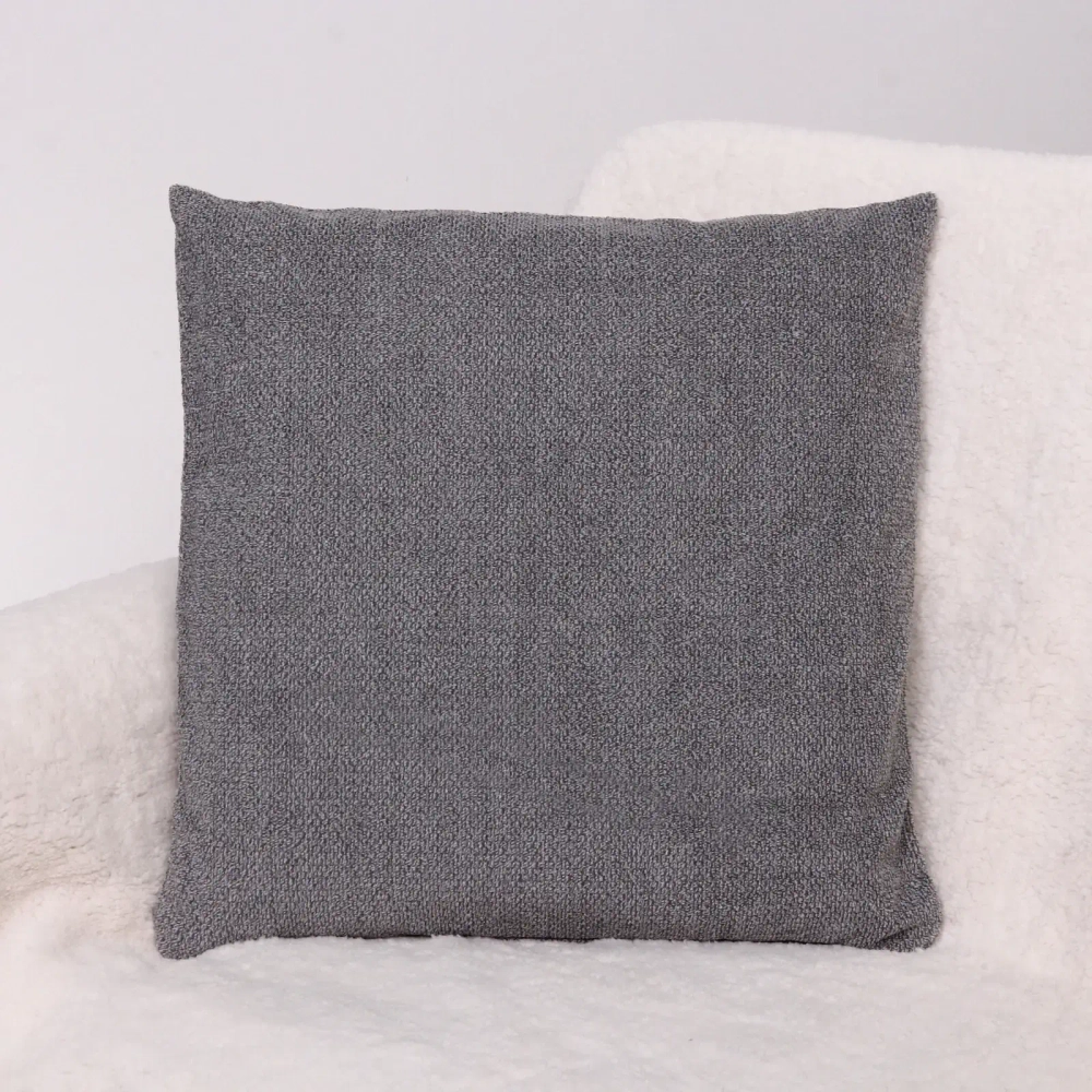 Чехол для декоративной подушки «ALMA», 43*43 см, цвет серый