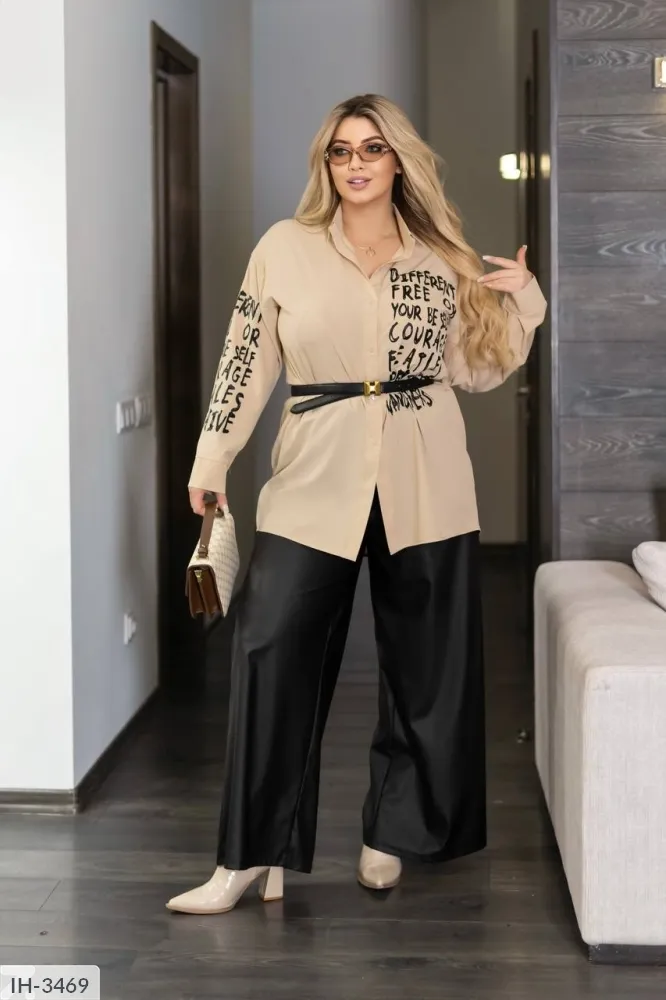 Рубашка IH-3455 Фабрика Моды