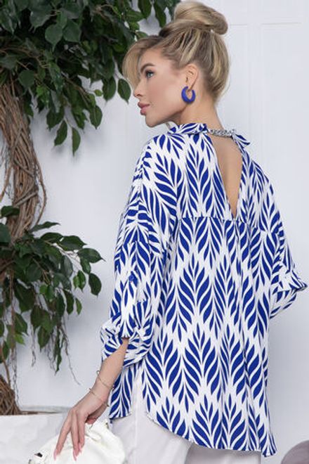 Рубашка Лето (сине-белая) Б10588 LT Collection