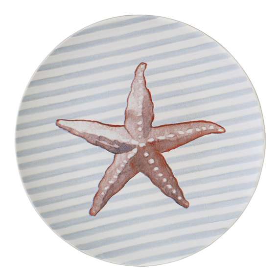 Набор из четырех тарелок aquarium из коллекции sea treasures, D21,5 см