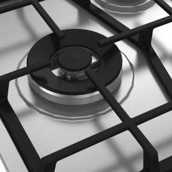 Встраиваемая газовая варочная панель Hotpoint HGMTS 643 W IX