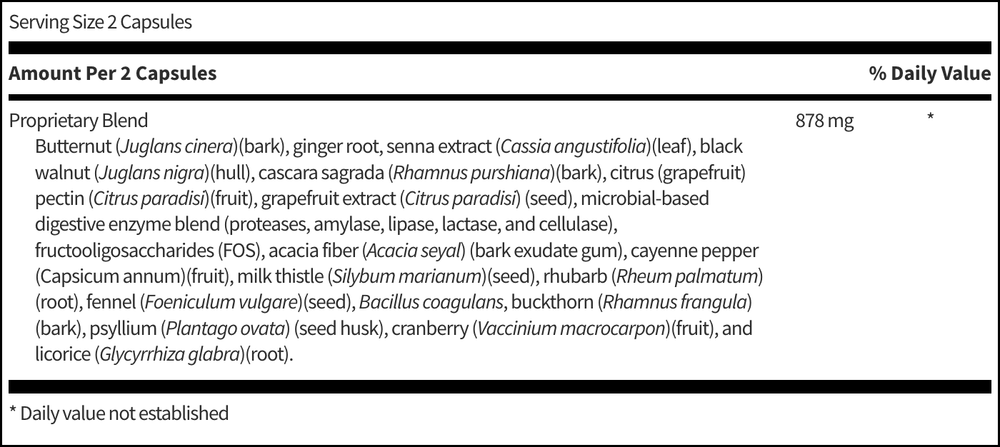 Colon Cleanse 100  капсул Klaire Labs / SFI Health