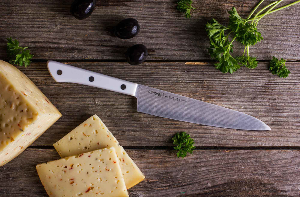 Нож кухонный универсальный 15см Samura Harakiri SHR-0023W/K