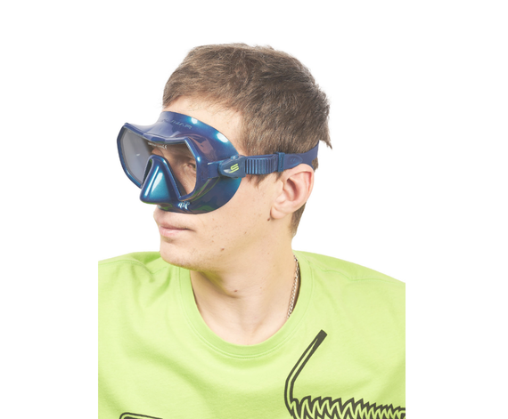 Маска Salvimar ENDLESS, Ярко-синий, АНТИФОГ