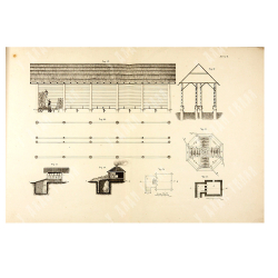 Атлас проектов и чертежей к руководству по сушке и хранению хлеба / сост. Илья Чернопятов, 1867.