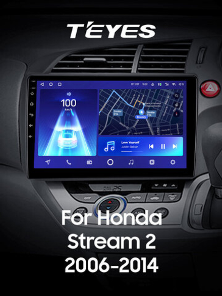 Teyes CC2 Plus 10,2" для Honda Stream 2 2006-2014 (прав)