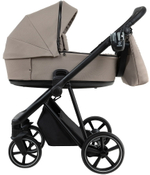 Детская коляска Roan Sol 2.0 3 в 1 с автокреслом Pituso Baesa Pro Black,Beige Canopy SLL/31/T Hazel/Black/руч.Black