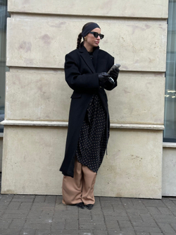 Пальто Gigi Black из кашемира