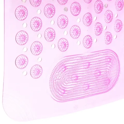 Коврик в ванну Селфи 70х35 ПВХ Бэтти розовый