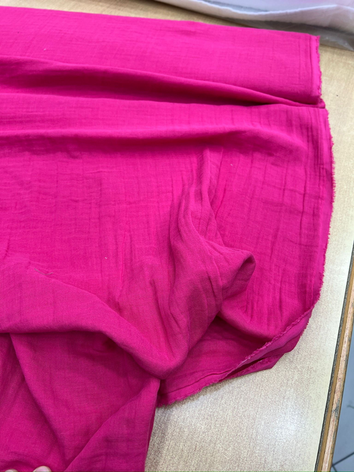 Муслин 2 слоя цвет «Фуксия»