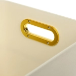 Корзина для хранения «ОКСФОРД», цвет молочный, 35*26.5*20.5см