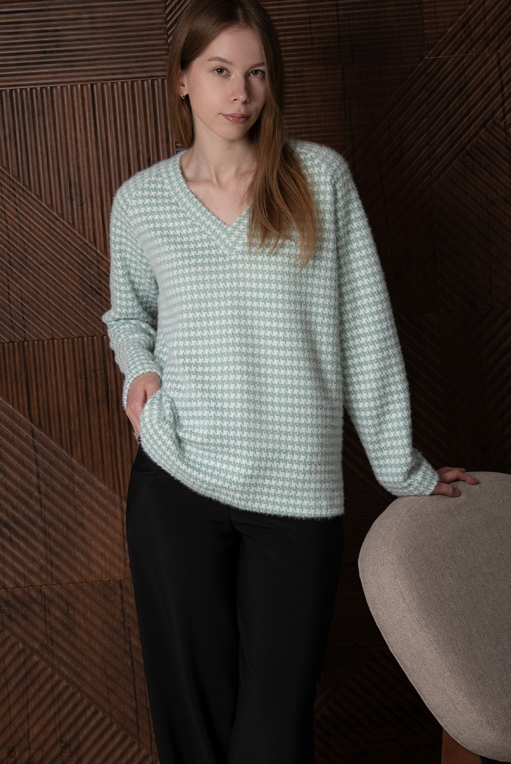 Джемпер женский 4711з, лапка #521Л034711з