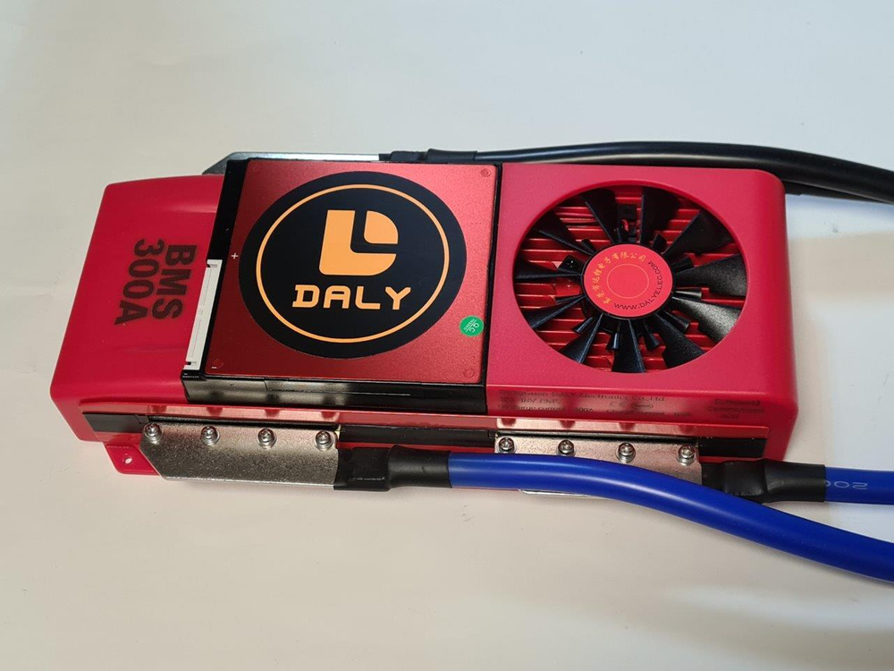 Плата контроля BMS LiFePO4 16S 48V 300A Fan