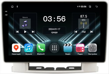 Магнитола для Opel Astra J 2010-2015 - FarCar DX072M монитор 9.5" IPS на Android 13, 4+64Гб, CarPlay