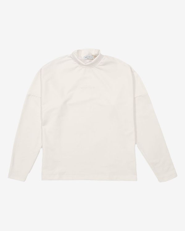 Лонгслив High Neck Logo Tofu белый - фото 2