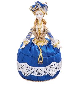 Народные промыслы RK-761/ 1 Кукла-шкатулка «Дама нарядная»