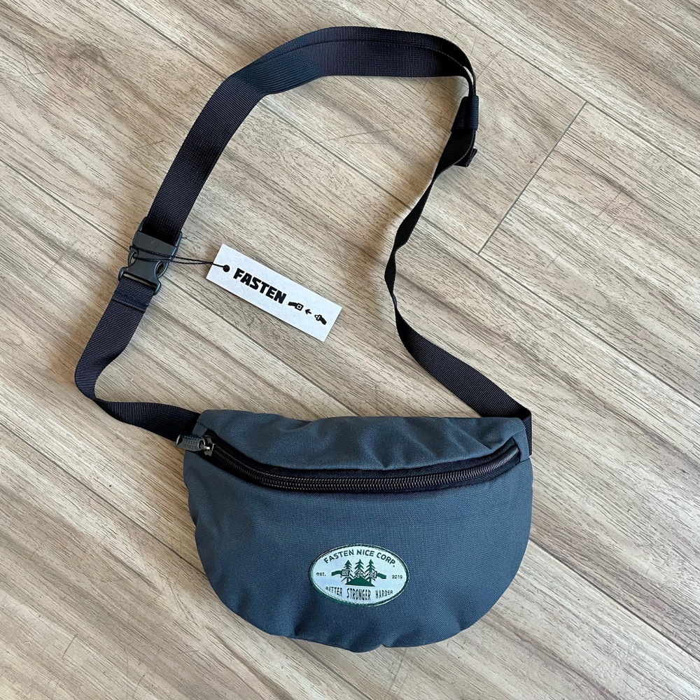 Сумка поясная Fasten On а belt Pro серый