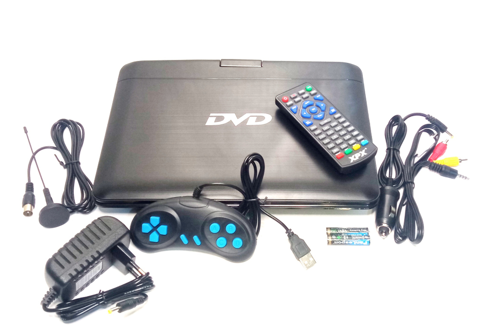 Портативный DVD плеер XPX EA-1049L DVB-T2 (10.8")