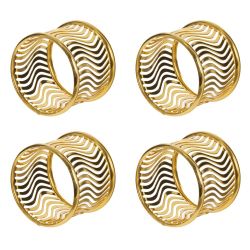 GAEM Набор из 4-х колец для салфеток, L11 W4,5 H11 см