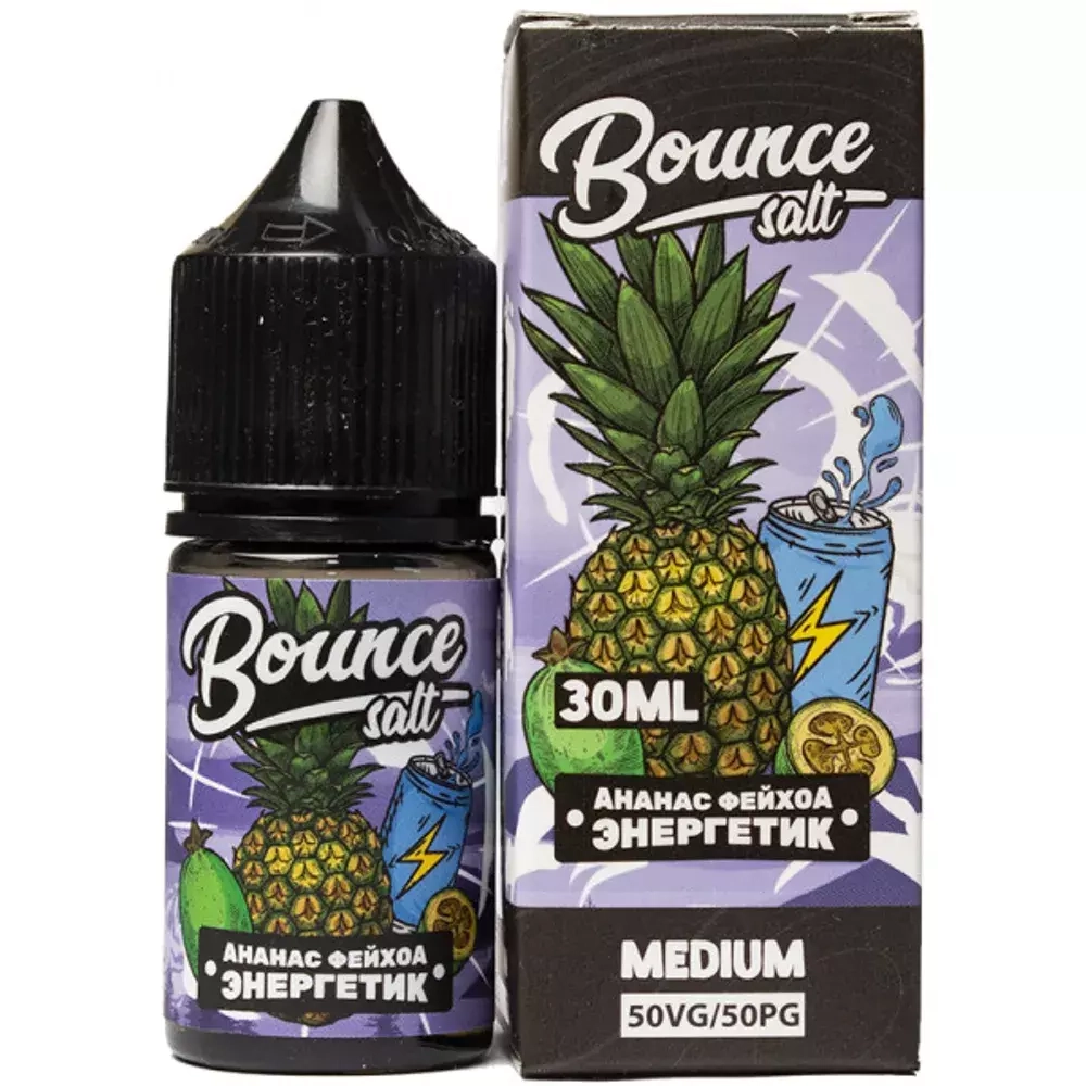 Bounce Salt - Энергетик Фейхоа Ананас (5% nic)