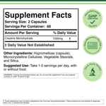 Double Wood Supplements - Creatine Monohydrate - 120 x 500 mg capsules