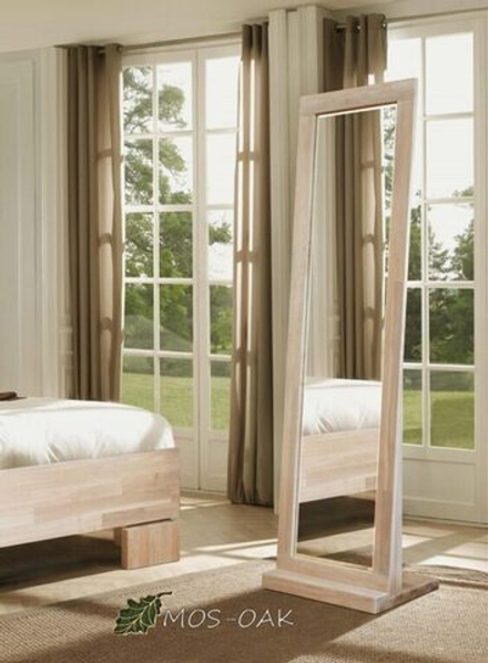 Зеркало напольное из массива дуба Аликанте