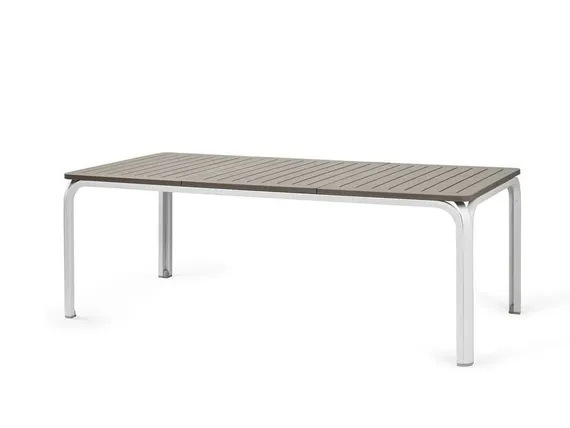 Стол раздвижной Alloro 210-280х100 см, тортора/белый