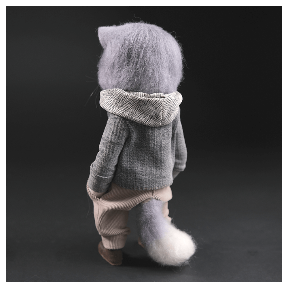 Валяная игрушка «Кот Арсений»