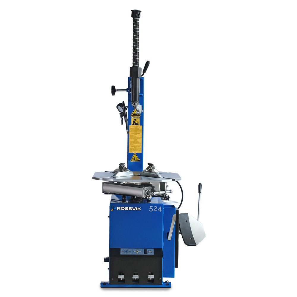 Станок шиномонтажный ROSSVIK V-524, п/автомат, до 24", 220В Цвет синий RAL5005