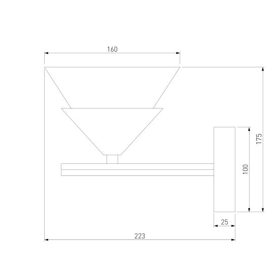 70138/1 / настенный светильник / хром