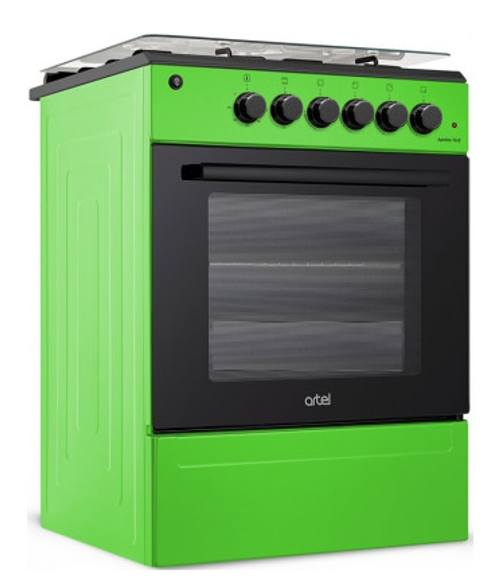 Плита газовая ARTEL APETITO 10-E коричневая (ГК, комб, 60х60)