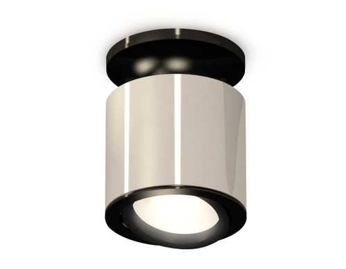 Комплект накладного светильника Ambrella light Techno Spot XS7405020 PSL/PBK серебро полированное/черный полированный (N7926, C7405, N7002)