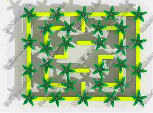 Надувной лабиринт "Пальмы", 10*8*3 м