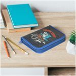 Пенал 1 отделение, 190*115 ArtSpace "Shark", ламинированный картон, фольга