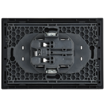 FORTE&PIANO Розетка 2-местная без заземления с защитными шторками безвинтовое крепление 10А FP725M металл никель IEK