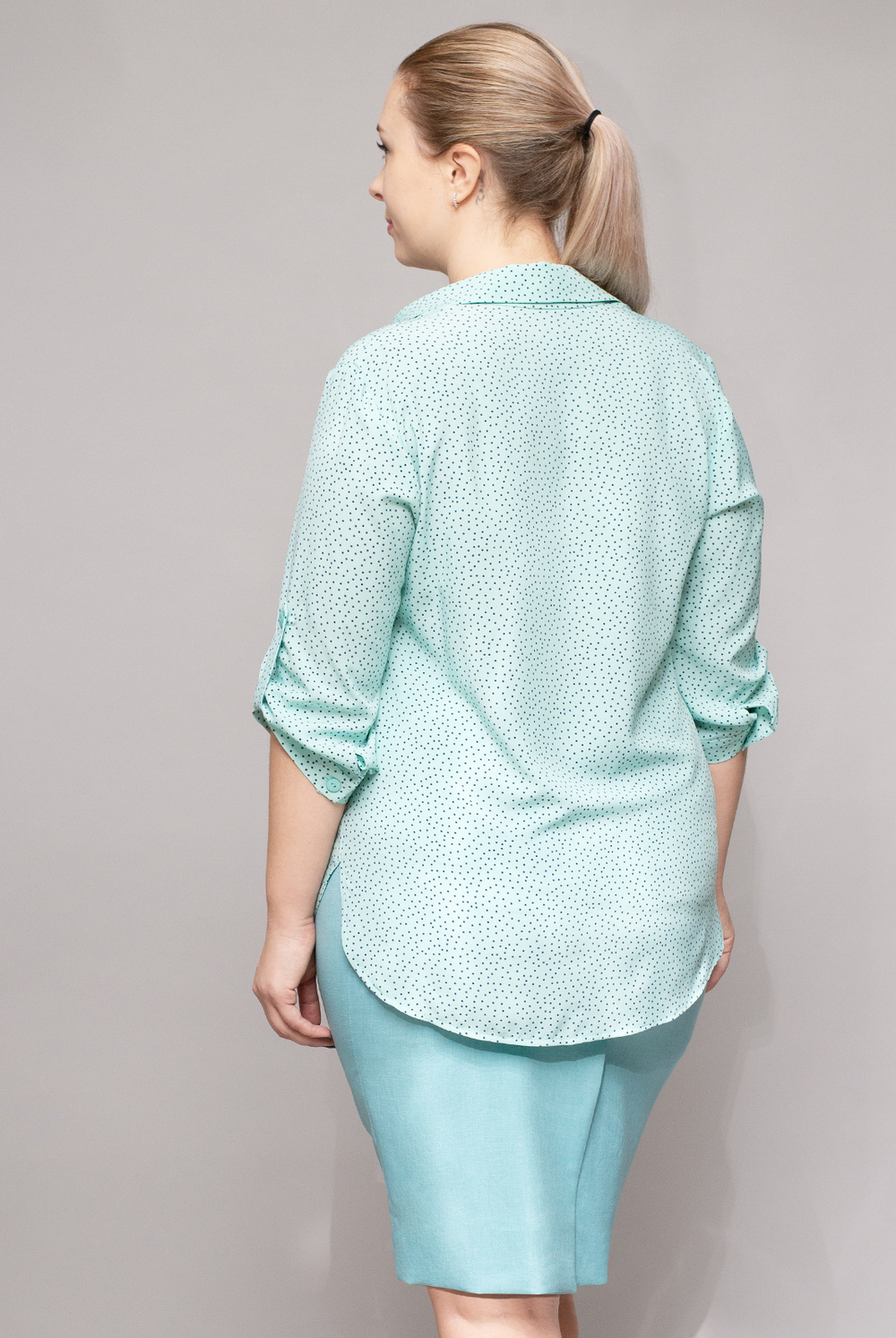 Блузка 1638А, миндаль #176Мд091638А