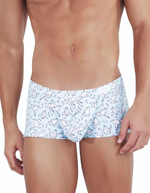 Мужские трусы-хипсы с принтом в виде бумажных голубей Figure Trunks (Размер: L) (Цвет: голубой)