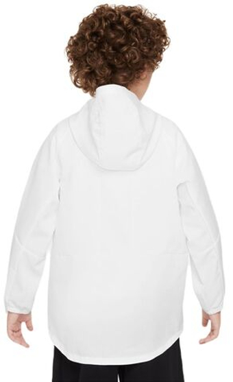 Кофта для мальчика теннисная Nike Kids Dri-Fit UF Woven Training Jacket - белый