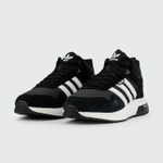 Кроссовки Adidas Retropy F2 Mid Black / White with Fur