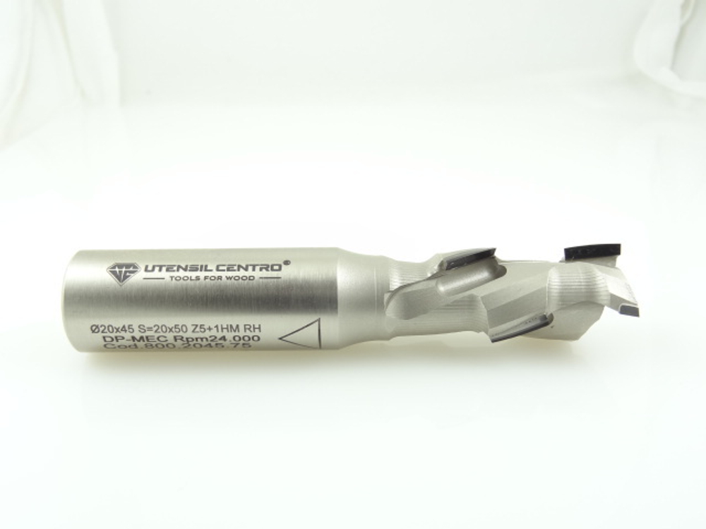 Фреза алмазная концевая D.20x45 S.20х50  Z=5+1HM RH