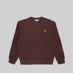  Толстовка мужская Carhartt WIP American Script Sweatshirt артикул:I025475_tobacco - купить в магазине Дайс