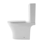 Унитаз-компакт Azario Amadeo 375х650х830 безободковый, слив "Торнадо", с быстросъемным сиденьем "Микролифт" (AZ-2801-S)